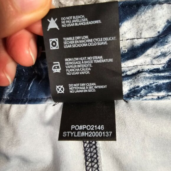 Huk Board Shorts Men 38 Blue Fishing Swim Trunks Performance Quick Dry Outdoor - Picture 5 of 12